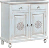 MOBILI-2G---MADIA-CREDENZA-IN-LEGNO-BIANCO-INVECCHIATO-E-DECORI-L.104-P.43-H.98