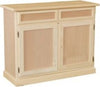 MOBILI-2G---MADIA-CREDENZA-IN-LEGNO-GREZZA-2-ANTE-2-CASSETTI-L.105-P.42-H.86