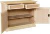 MOBILI-2G---MADIA-CREDENZA-IN-LEGNO-GREZZA-2-ANTE-2-CASSETTI-L.105-P.42-H.86