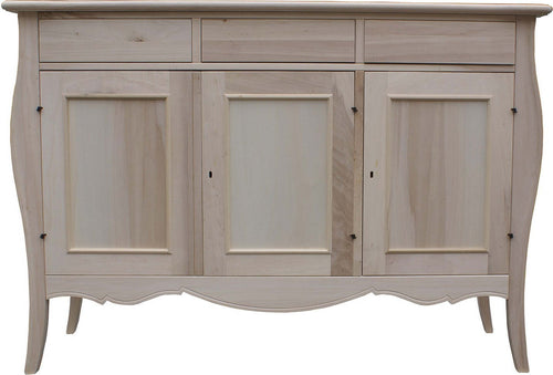 MOBILI-2G---MADIA-CREDENZA-IN-LEGNO-GREZZA-3-ANTE-L.151-P.50-H.105