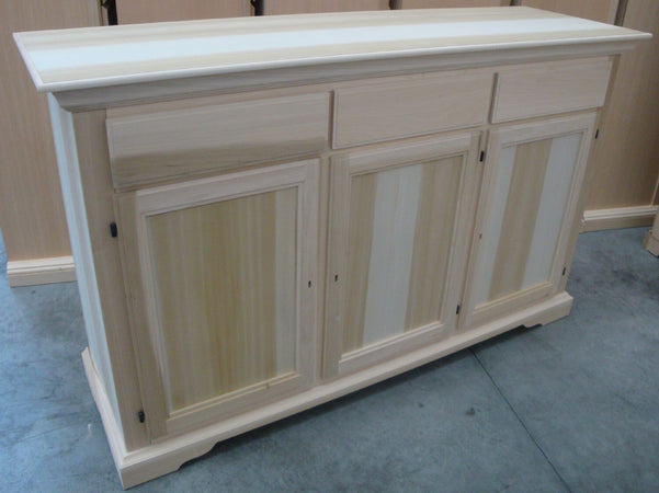 MOBILI-2G---MADIA-CREDENZA-IN-LEGNO-GREZZA-3-PORTE-L.147-P.45-H.93