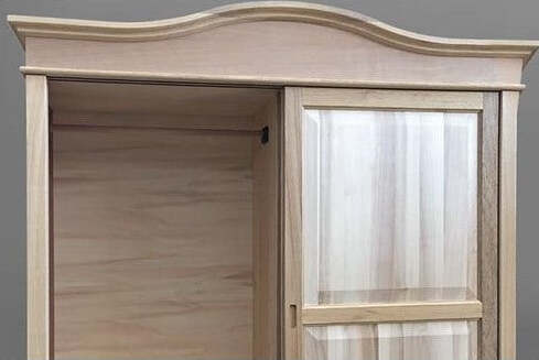 MOBILI-2G---MADIA-CREDENZA-IN-LEGNO-GREZZA-BOMBATA-2-ANTE-2-L.135-P.60-H.98
