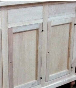 MOBILI-2G---MADIA-CREDENZA-IN-LEGNO-GREZZA-BOMBATA-2-ANTE-2-L.135-P.60-H.98