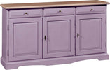 MOBILI-2G---MADIA-CREDENZA-IN-LEGNO-LACCATO-PENNELLATO-COLORE-LAVANDA-L.156-P.42-H.85