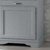 MOBILI-2G---MADIA-CREDENZA-IN-LEGNO-MASSELLO-2-ANTE-GRIGIO-OPACO-L.140-P.52-H.96