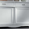 MOBILI-2G---MADIA-CREDENZA-IN-LEGNO-MASSELLO-2-ANTE-SCORREVOLI-2-CASSETTI-BIANCO-L.160-P.50-H.95