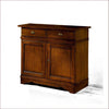 MOBILI-2G---MADIA-CREDENZA-IN-LEGNO-MASSELLO-2-ANTE-TINTA-NOCE-L.105-P.52-H.94