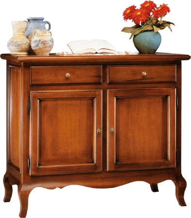 MOBILI-2G---MADIA-CREDENZA-IN-LEGNO-MASSELLO-2-PORTE-TINTA-NOCE-L.114-P.49-H.97