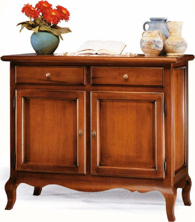 MOBILI-2G---MADIA-CREDENZA-IN-LEGNO-MASSELLO-2-PORTE-TINTA-NOCE-L.114-P.49-H.97