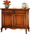 MOBILI-2G---MADIA-CREDENZA-IN-LEGNO-MASSELLO-2-PORTE-TINTA-NOCE-L.114-P.49-H.97