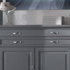 MOBILI-2G---MADIA-CREDENZA-IN-LEGNO-MASSELLO-4-ANTE-GRIGIO-OPACO-L.245-P.52-H.110