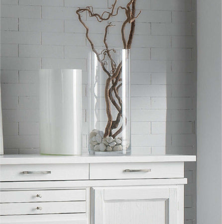 MOBILI-2G---MADIA-CREDENZA-IN-LEGNO-MASSELLO-4-PORTE-LACCATO-BIANCO-L.222-P.52-H.108