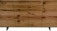MOBILI-2G---MADIA-CREDENZA-IN-LEGNO-ROVERE-NODATO-SPAZZOLATO-L.180X50X87