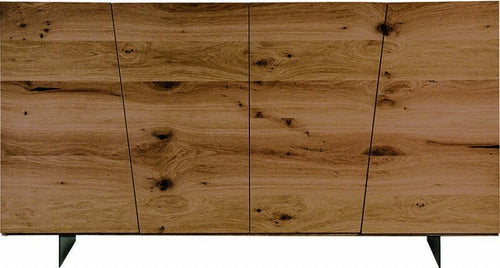 MOBILI-2G---MADIA-CREDENZA-IN-LEGNO-ROVERE-NODATO-SPAZZOLATO-L.180X50X87