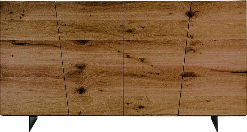 MOBILI-2G---MADIA-CREDENZA-IN-LEGNO-ROVERE-NODATO-SPAZZOLATO-L.180X50X87