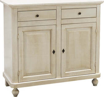 MOBILI-2G---MADIA-CREDENZA-IN-LEGNO-SHABBY-CHIC-2-ANTE-AVORIO-PATINATO-104X43X98