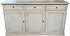 MOBILI-2G---MADIA-CREDENZA-IN-LEGNO-SHABBY-CHIC-3-ANTE-BIANCO-INVECCHIATO-156X42X85