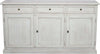 MOBILI-2G---MADIA-CREDENZA-IN-LEGNO-SHABBY-CHIC-3-ANTE-BIANCO-INVECCHIATO-156X42X85