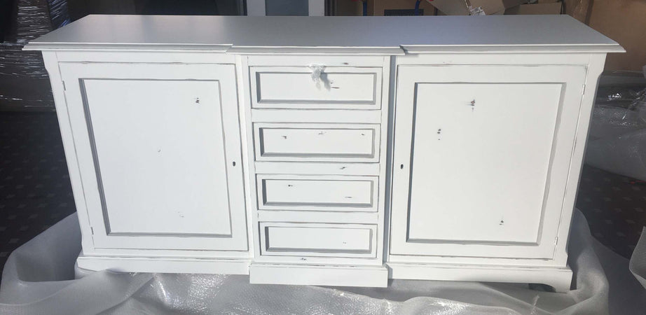 MOBILI-2G---MADIA-CREDENZA-IN-LEGNO-SHABBY-CHIC-BIANCA-L.201-P.52-H.113