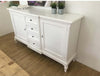 MOBILI-2G---MADIA-CREDENZA-IN-LEGNO-SHABBY-CHIC-BIANCA-L.201-P.52-H.113