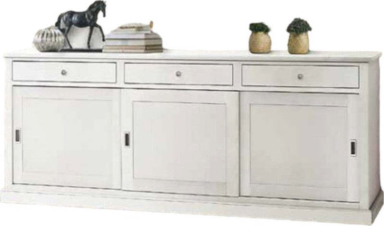 MOBILI-2G---MADIA-CREDENZA-LEGNO-3-ANTE-SCORREVOLI-BIANCO-200x50-x90