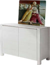 MOBILI-2G---MADIA-CREDENZA-LEGNO-ABETE-BIANCO-SPAZZOLATO-125x50-H.84