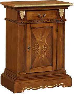 MOBILI-2G---MADIA-CREDENZA-LEGNO-INTARSI-1-PORTA-BASSANO-L.70-P.38-H.93