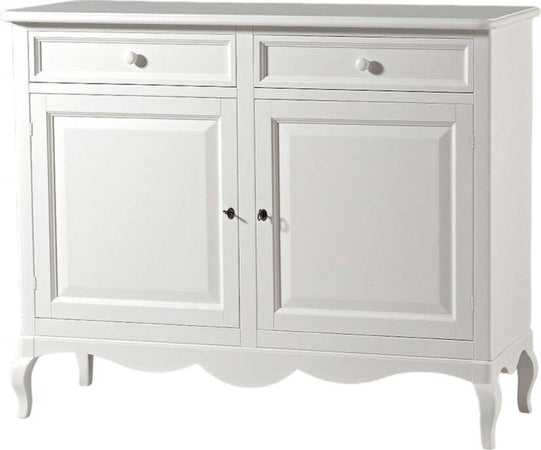 MOBILI-2G---MADIA-CREDENZA-LEGNO-SHABBY-2-PORTE-BIANCO-145X49X116H