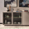 MOBILI-2G---MADIA-CREDENZA-MODERNA-IN-LEGNO-MASSELLO-4-ANTE-GRIGIO-PERLA-240X48X88