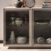 MOBILI-2G---MADIA-CREDENZA-MODERNA-IN-LEGNO-MASSELLO-4-ANTE-GRIGIO-PERLA-240X48X88