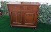 MOBILI-2G---MADIA-CREDENZA-NAPOLETANA-IN-LEGNO-2-ANTE-TINTA-NOCE-104X43X98
