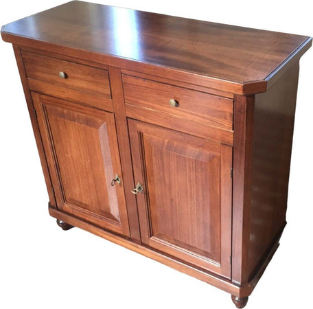 MOBILI-2G---MADIA-CREDENZA-NAPOLETANA-IN-LEGNO-2-ANTE-TINTA-NOCE-104X43X98