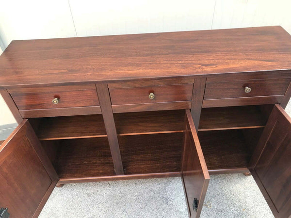 MOBILI-2G---MADIA-CREDENZA-NAPOLETANA-IN-LEGNO-3-ANTE-TINTA-NOCE-150X43X98