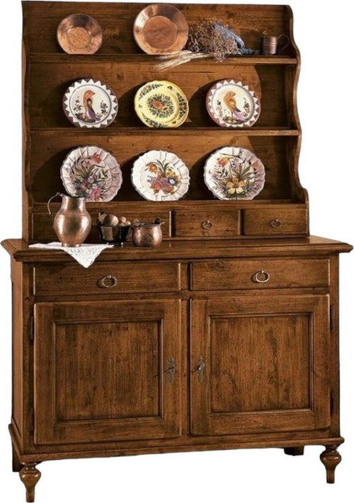 MOBILI-2G---MADIA-CREDENZA-PIATTAIA-IN-LEGNO-TINTA-NOCE-L.137-P.50-H.98