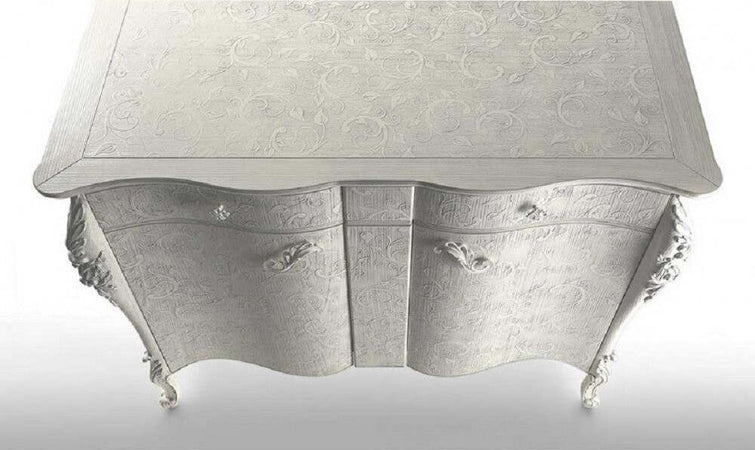 MOBILI-2G---MADIA-CREDENZA-SAGOMATA-2-ANTE-LEGNO-BIANCO-L.137-P.57-H.110