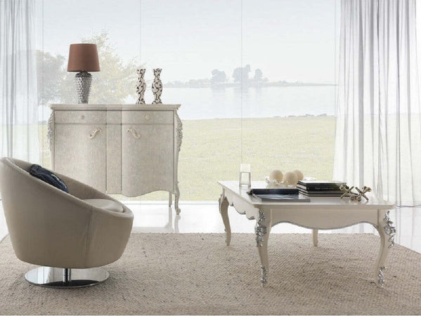 MOBILI-2G---MADIA-CREDENZA-SAGOMATA-2-ANTE-LEGNO-BIANCO-L.137-P.57-H.110