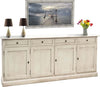 MOBILI-2G---Madia-Credenza-Shabby-chic-in-legno-4-porte-bianco-invecchiato-205x42x85