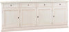 MOBILI-2G---Madia-Credenza-Shabby-chic-in-legno-4-porte-bianco-invecchiato-205x42x85