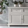 MOBILI-2G---MADIA-CREDENZA-SHABBY-IN-LEGNO-MASSELLO-3-PORTE-BIANCO-OPACO-L.180-P.45-H.86
