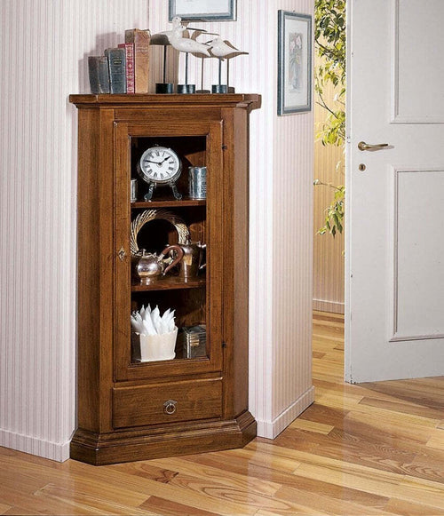 MOBILI-2G---Mobile-Angolo-in-legno-1-porta-1-cassetto-arte-povera-tinta-noce-l.50-x-50-h.130