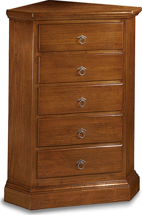 MOBILI-2G---Mobile-Angolo-in-legno-5-cassetti-arte-povera-tinta-noce-l.54-x-54-h.100