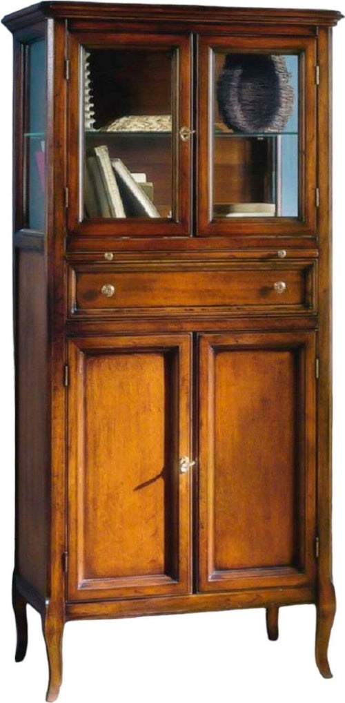 MOBILI-2G---MOBILE-BAR-BOTTIGLIERA-CLASSICO-IN-LEGNO-FINITURA-BASSANO-L.70-P.43-H.150