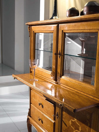 MOBILI-2G---MOBILE-BAR-VETRINA-CLASSICA-IN-LEGNO-GREZZO-L.111-P.44-H.145