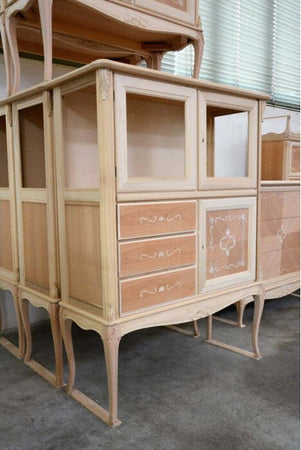 MOBILI-2G---MOBILE-BAR-VETRINA-CLASSICA-IN-LEGNO-GREZZO-L.111-P.44-H.145