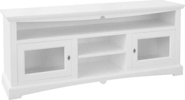 MOBILI-2G---MOBILE-PORTA-TV-GOCCIA-170*46*69H,-LEGNO,-LACCATO-BIANCO-ARTE-POVERA