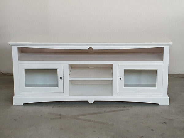 MOBILI-2G---MOBILE-PORTA-TV-GOCCIA-170*46*69H,-LEGNO,-LACCATO-BIANCO-ARTE-POVERA