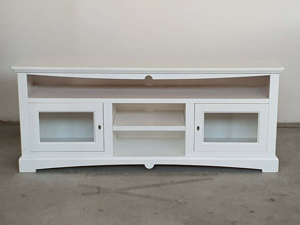 MOBILI-2G---MOBILE-PORTA-TV-GOCCIA-170*46*69H,-LEGNO,-LACCATO-BIANCO-ARTE-POVERA
