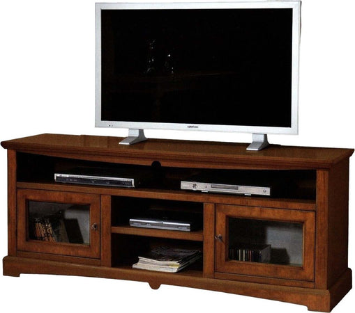 MOBILI-2G---MOBILE-PORTA-TV-GOCCIA-LEGNO-NOCE-ARTE-POVERA-170x46x69