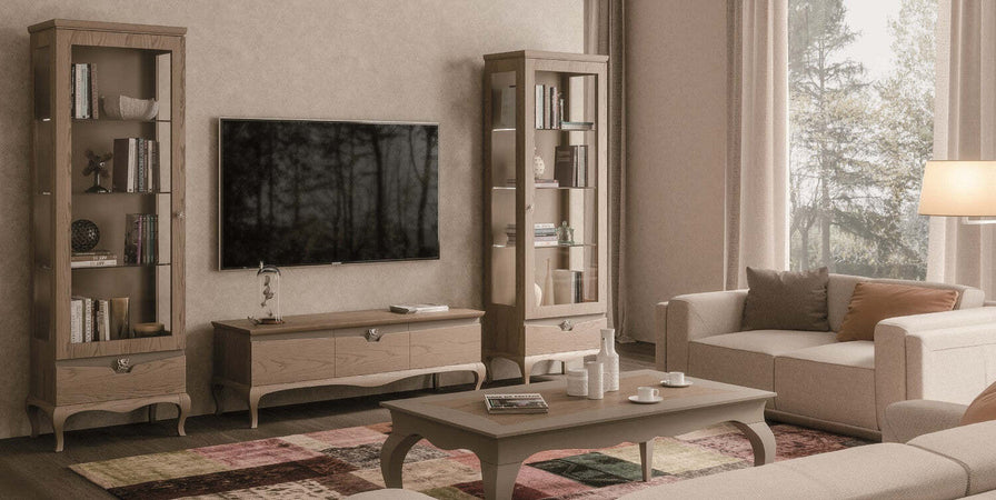 MOBILI-2G---MOBILE-PORTA-TV-IN-LEGNO-CON-2-VETRINE-IN-FRASSINO