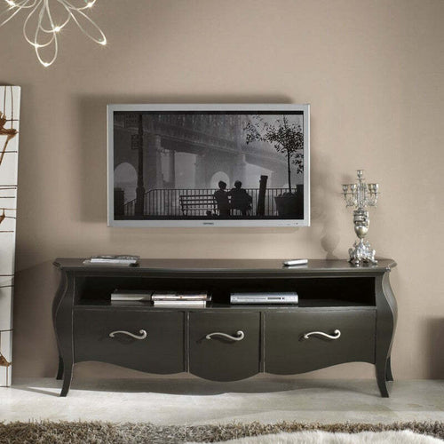 MOBILI-2G---MOBILE-PORTA-TV-IN-LEGNO-LACCATO-NERO-x-SOGGIORNO-SALOTTO-L176.P45.H62